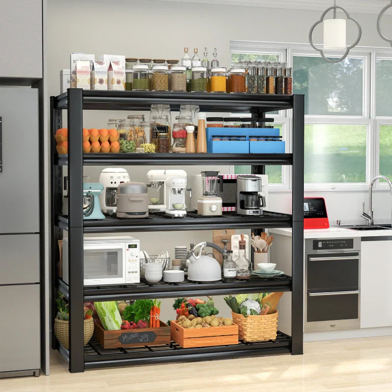 【🔥Factory Direct Clearout Sale🔥】2 Packs 72" H 2500LBS Storage Shelves 5-tier Adjustable Shelving Units for Basement kitchen Garage Pantry