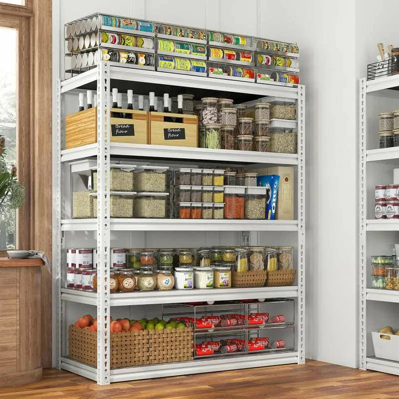 【🔥Factory Direct Clearout Sale🔥】Heavy Duty Storage Shelving 5 Tiers Garage Shelves Load 2500LBS