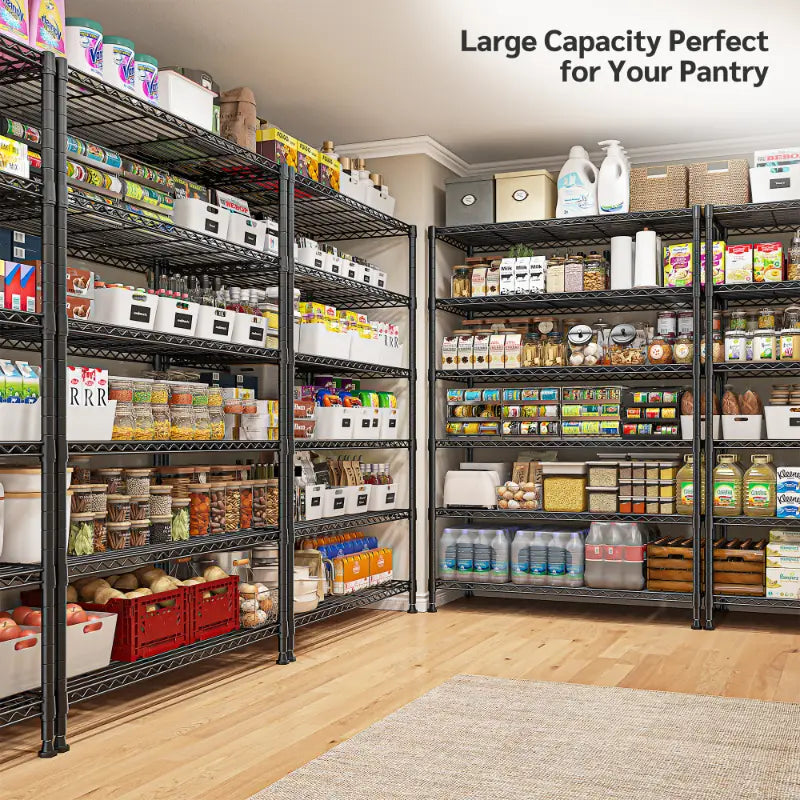 【🔥Factory Direct Clearout Sale🔥】35.4"W Wire Shelving Units, 6-Tier Adjustable, Metal Wire Shelves for Pantry Kitchen Commercial 1200lbs Total Capacity