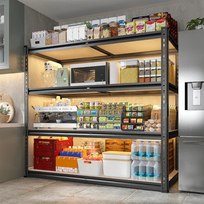 【🔥Factory Direct Clearout Sale🔥】40"W Storage Shelves, 2000 lbs Heavy Duty Garage Shelving, Adjustable Metal Shelves For Basemnet Warehouse Commercial