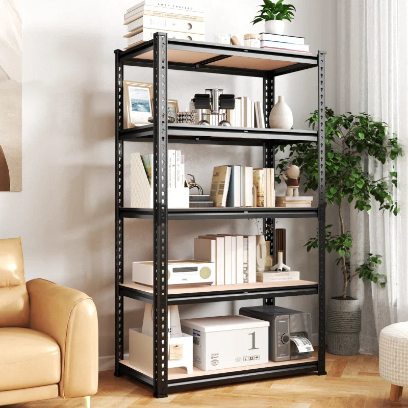 【🔥Factory Direct Clearout Sale🔥】5-Tier Boltless Shelving Units, 2020 lbs Adjustable Steel Garage Shelving Racks for Basement Kitchen Closet