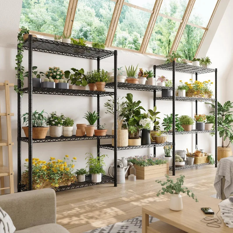【🔥Factory Direct Clearout Sale🔥】35.4"W Wire Shelving Units, 5 Tier Adjustable Storage Rack, Metal Commercial Shelves for Pantry Kitchen Dorm