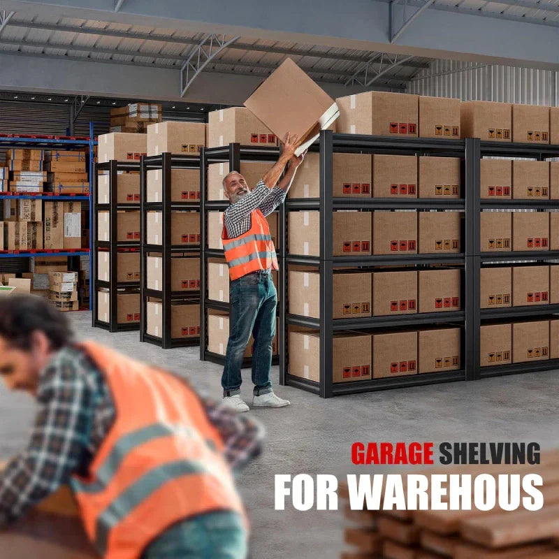 【🔥Factory Direct Clearout Sale🔥】2 Packs 31.5"W Heavy Duty Storage Shelves, 5-Tier 2000 Lbs Adjustable Metal Shelving Units for Garage, Basement, Warehouse, Pantry
