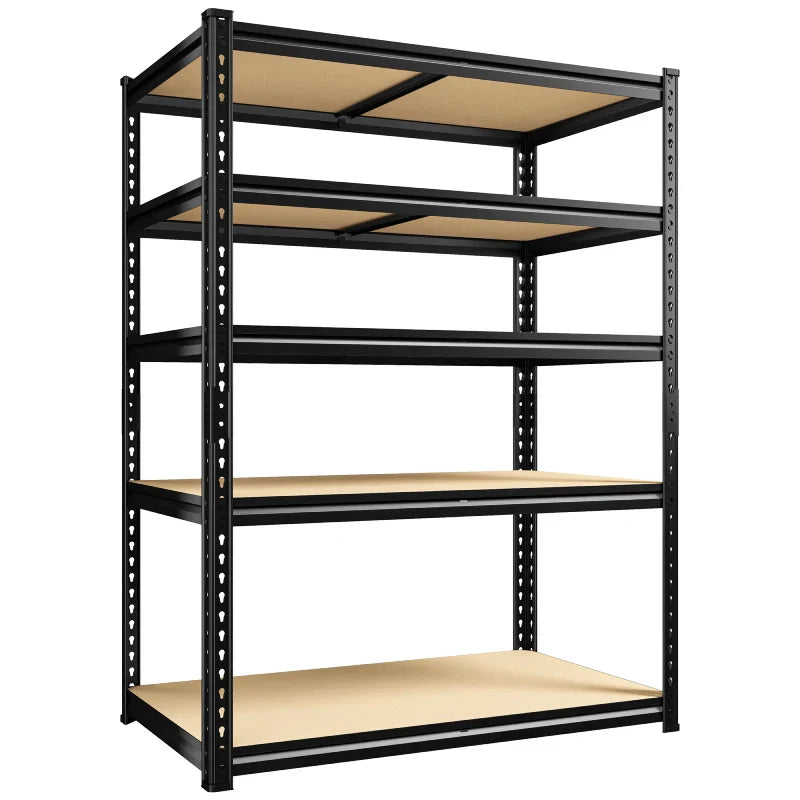 【🔥Factory Direct Clearout Sale🔥】40”W Storage Shelves, Heavy Duty Garage Shelving Load 2,500lbs , Metal Shelves for Pantry Kitchen Basement Closet