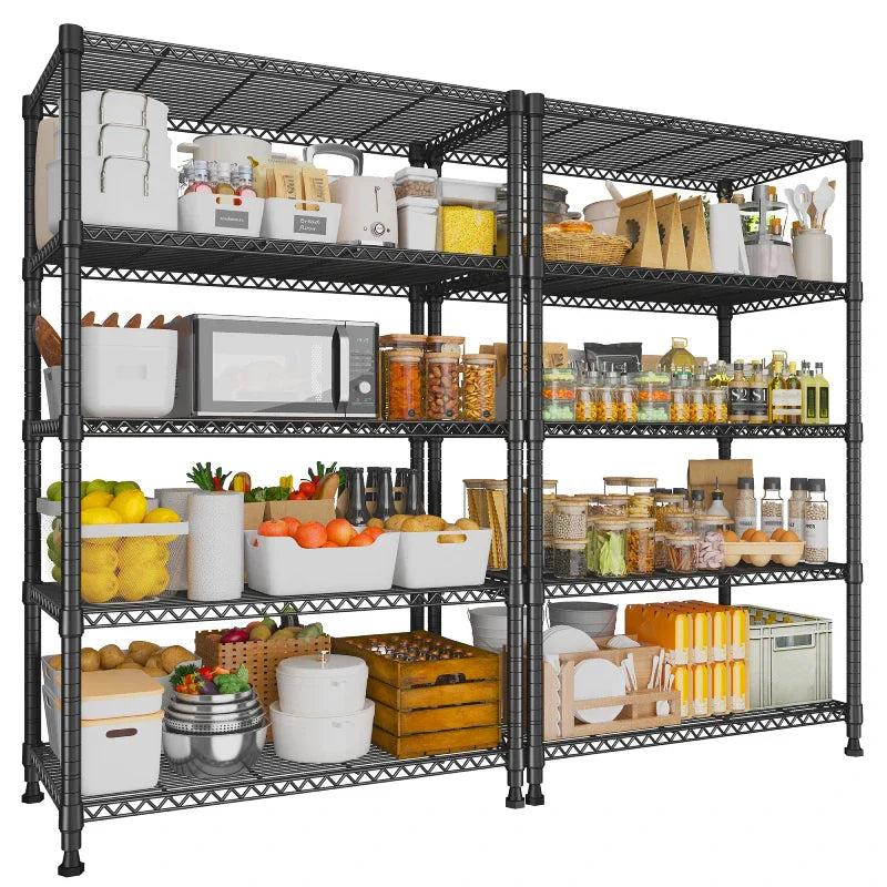 【🔥Factory Direct Clearout Sale🔥】Tall Wire Shelving Units,Adjustable Outdoor Metal Shelves, Storage Shelves for Kitchen Pantry Dorm