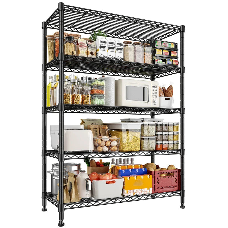 【🔥Factory Direct Clearout Sale🔥】Tall Wire Shelving Units,Adjustable Outdoor Metal Shelves, Storage Shelves for Kitchen Pantry Dorm