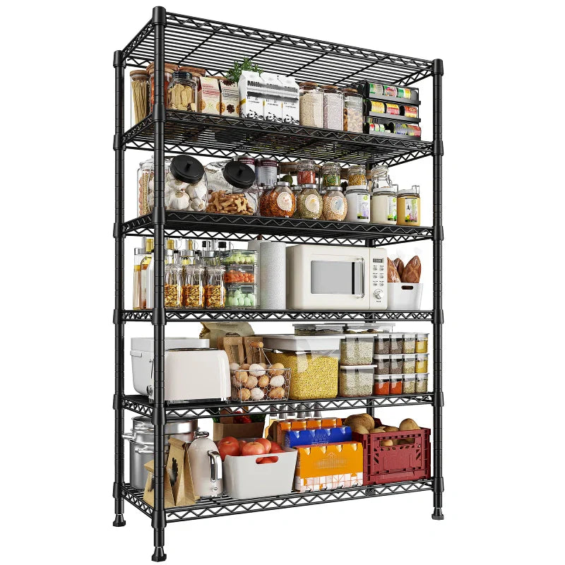 【🔥Factory Direct Clearout Sale🔥】Tall Wire Shelving Units,Adjustable Outdoor Metal Shelves, Storage Shelves for Kitchen Pantry Dorm