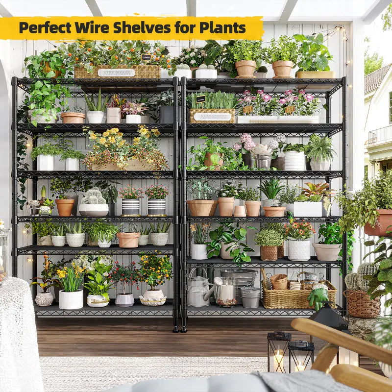 【🔥Factory Direct Clearout Sale🔥】Tall Wire Shelving Units,Adjustable Outdoor Metal Shelves, Storage Shelves for Kitchen Pantry Dorm