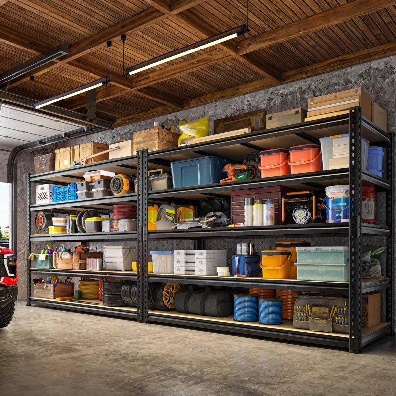【🔥Factory Direct Clearout Sale🔥】59.8”W Boltless Shelving Units, 6-Tier Heavy Duty Steel Garage Shelf Load 3000lbs, Commercial Shelving Rack for Pantry Kitchen Basement