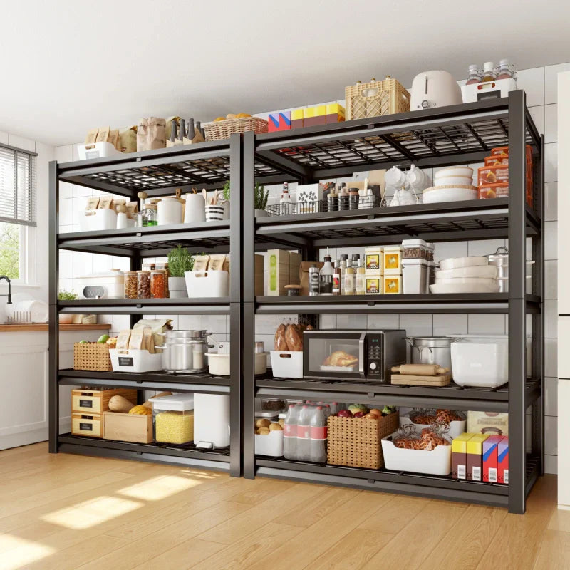 【🔥Factory Direct Clearout Sale🔥】2 Packs 72" H 2500LBS Storage Shelves 5-tier Adjustable Shelving Units for Basement kitchen Garage Pantry