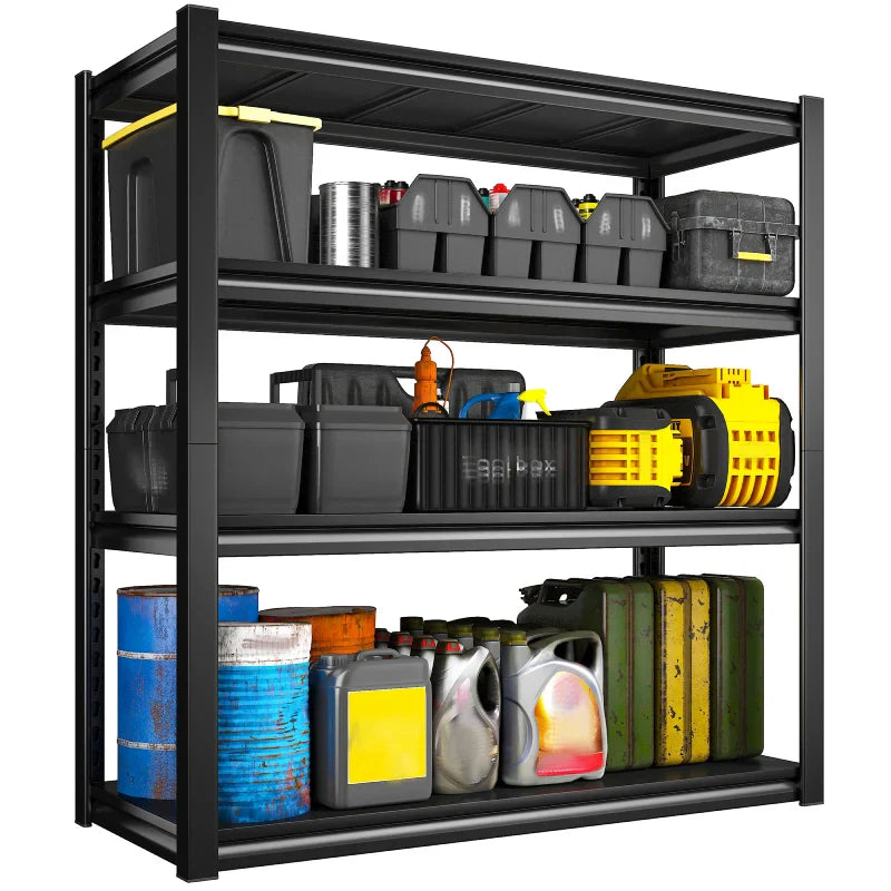 【🔥Factory Direct Clearout Sale🔥】40"W Storage Shelves 1800 LBS Adjustable Metal Shelves for Storage for Pantry Kitchen
