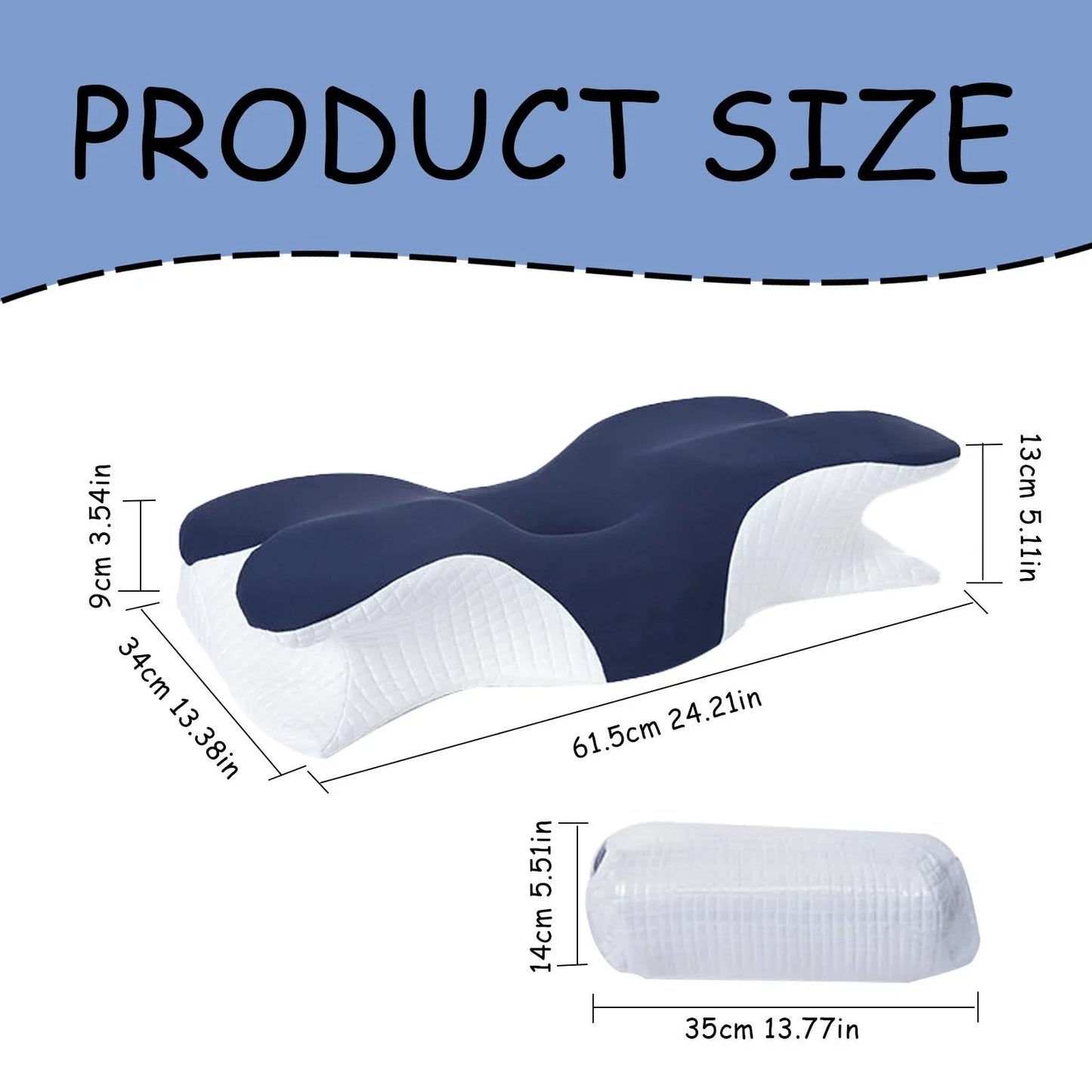 Intelligent Neck Pillow – Ultimate Support for All Sleeping Positions