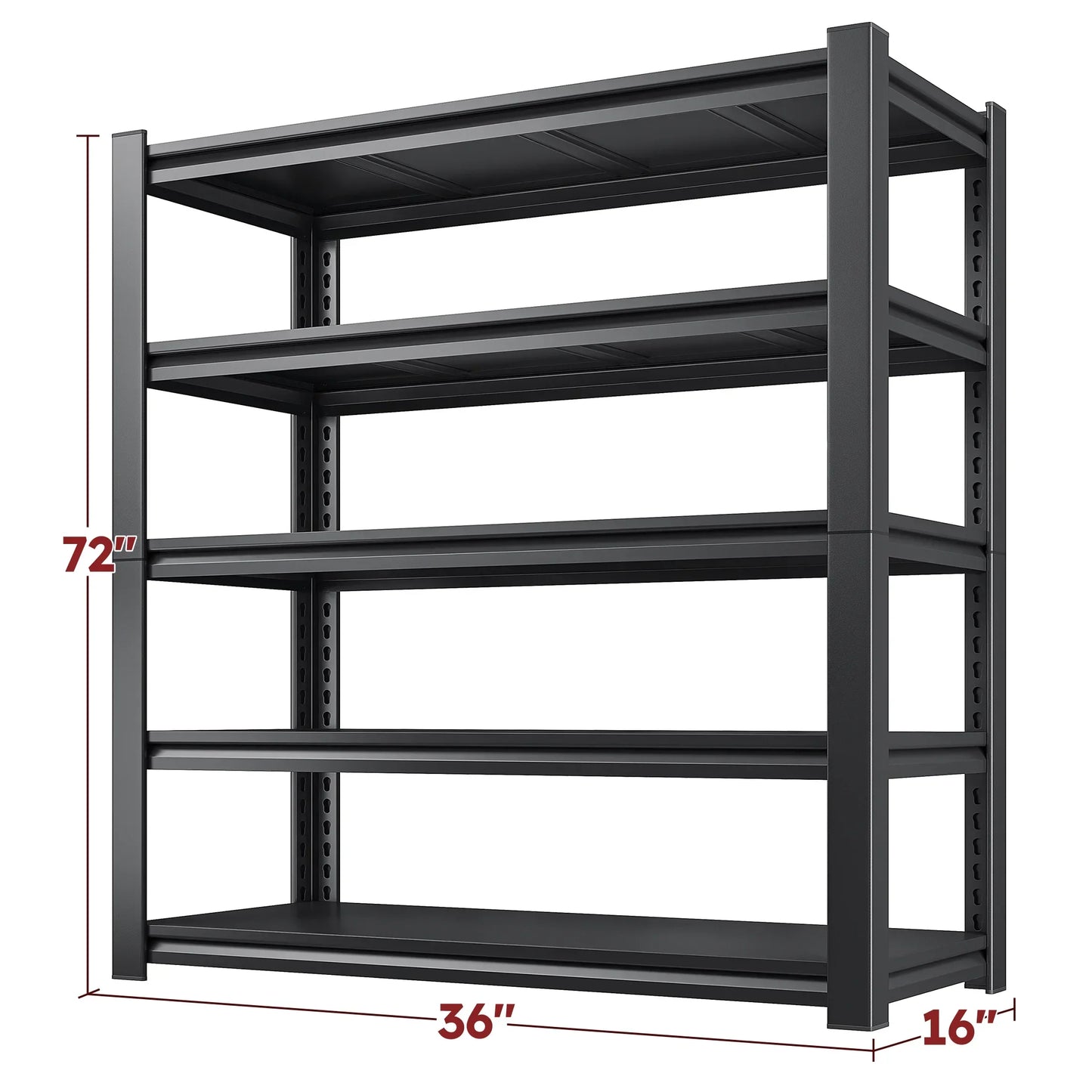 【🔥Factory Direct Clearout Sale🔥】36" W Adjustable Metal Storage Rack,2650LBS Heavy Duty Garage Shelves , Ultra-Sturdy Shelving for Garage, Basement & Workshop