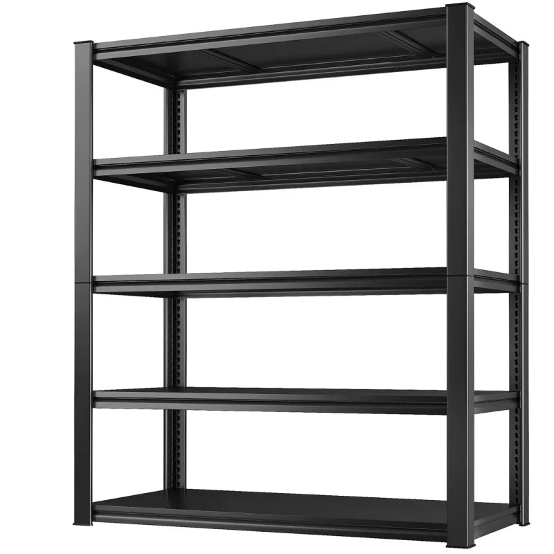 【🔥Factory Direct Clearout Sale🔥】32"W Garage Shelving Heavy Duty, 2000lbs Adjustable Garage Storage Shelves 5 Tier Metal Shelving for Basement Pantry Warehouse Garage