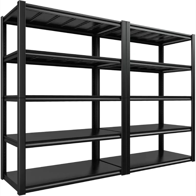 【🔥Factory Direct Clearout Sale🔥】2 Packs 72.2"H Garage Storage Shelves 3000LBS Heavy Duty Rack, Industrial Shelves for Basement Warehouse