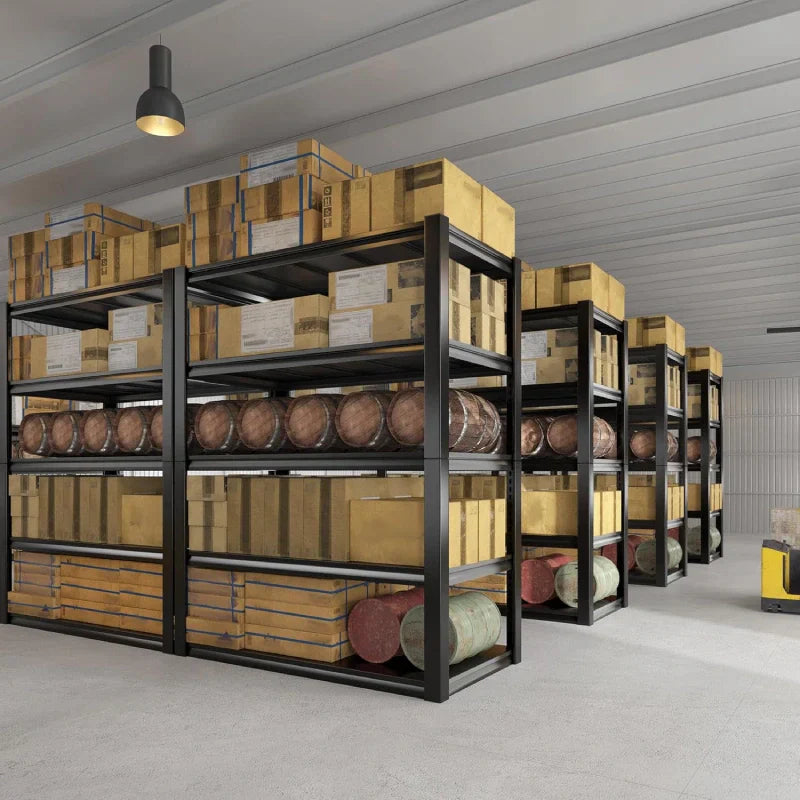 【🔥Factory Direct Clearout Sale🔥】72"H Heavy Duty Garage Shelving 2500LBS Adjustable Basement Shelving for Warehouse Commercial Garage