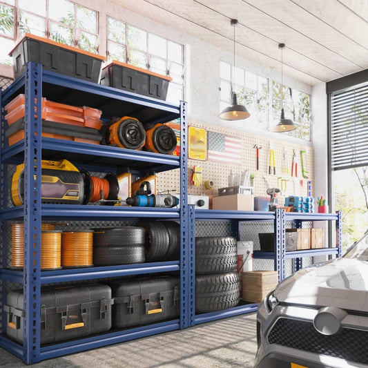 【🔥Factory Direct Clearout Sale🔥】31.7" W Storage Shelves 2000 lbs Adjustable 5-Tier Metal Shelving Units and Storage Rack Shelf