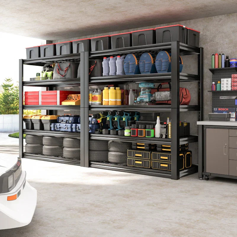 【🔥Factory Direct Clearout Sale🔥】2 Packs 72" H 2500LBS Storage Shelves  5-tier  Adjustable Shelving Units for  Basement  kitchen Garage Pantry