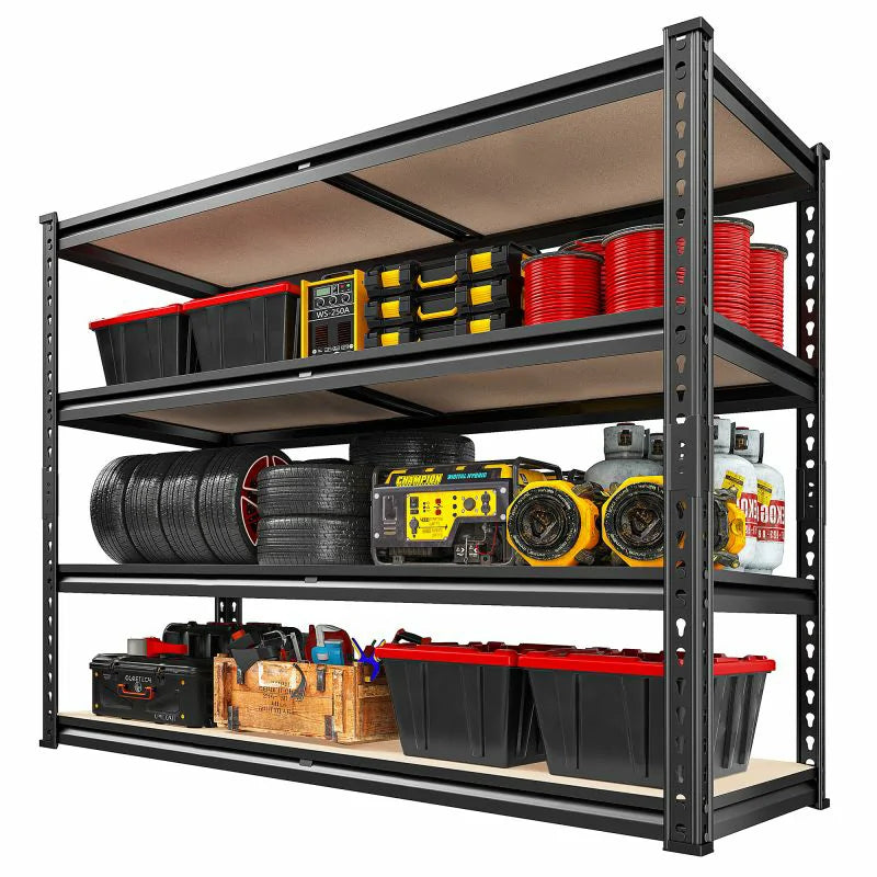 【🔥Factory Direct Clearout Sale🔥】40"W Storage Shelves, 2000 lbs Heavy Duty Garage Shelving, Adjustable Metal Shelves For Basemnet Warehouse Commercial