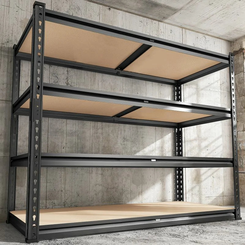 【🔥Factory Direct Clearout Sale🔥】40"W Storage Shelves, 2000 lbs Heavy Duty Garage Shelving, Adjustable Metal Shelves For Basemnet Warehouse Commercial