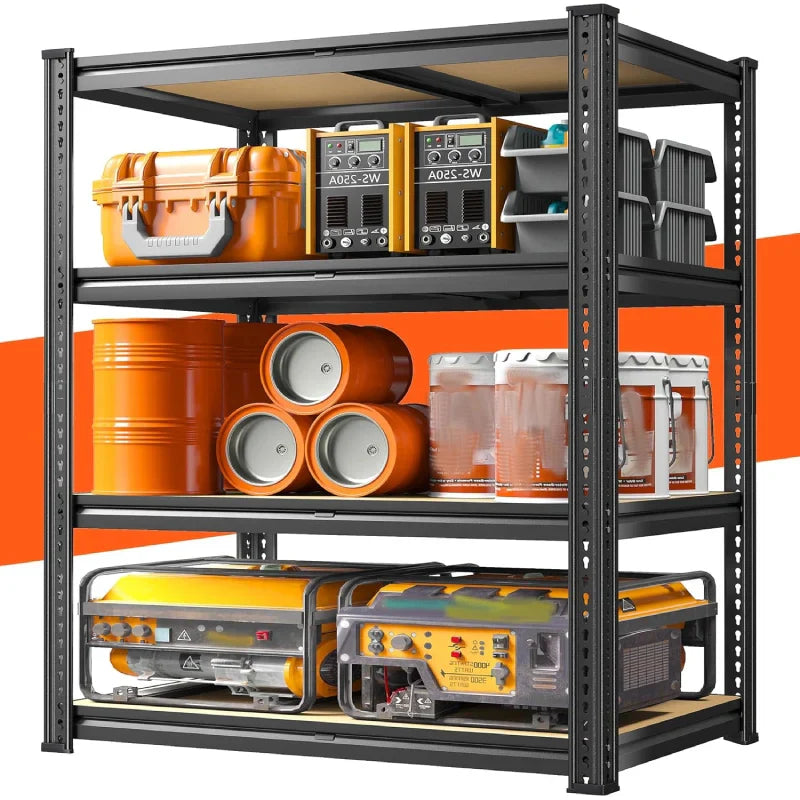 【🔥Factory Direct Clearout Sale🔥】4-Tier Metal Shelving, Storage Shelves Load 1800LBS for Garage