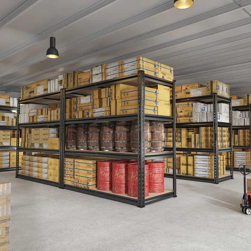 【🔥Factory Direct Clearout Sale🔥】40"W Storage Shelves, 2000 lbs Heavy Duty Garage Shelving, Adjustable Metal Shelves For Basemnet Warehouse Commercial