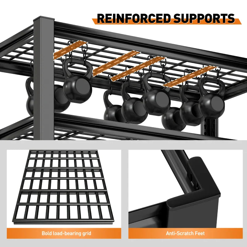 【🔥Factory Direct Clearout Sale🔥】2 Packs 72" H 2500LBS Storage Shelves  5-tier  Adjustable Shelving Units for  Basement  kitchen Garage Pantry