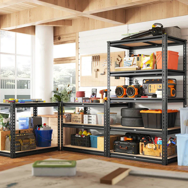 【🔥Factory Direct Clearout Sale🔥】5-Tier Storage Shelving Units, Adjustable Shelves for Garage Pantry Kitchen, 2000 lbs Capacity