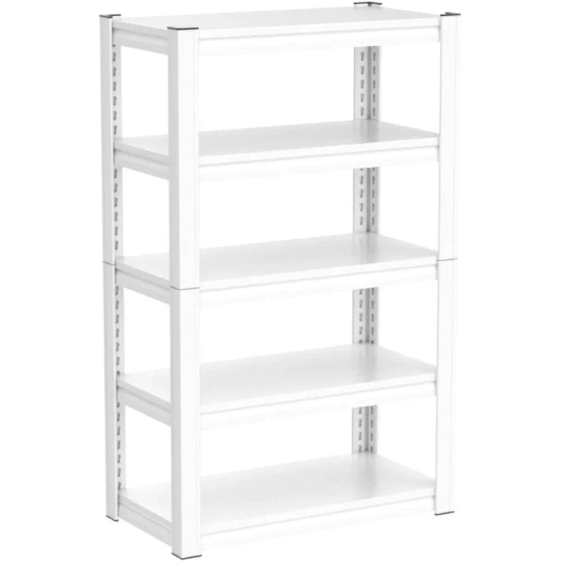【🔥Factory Direct Clearout Sale🔥】63" H White Metal Shelving Unit, 2010 LBS Adjustable Heavy Duty Storage Shelves, Utility Rack for Pantry Kitchen