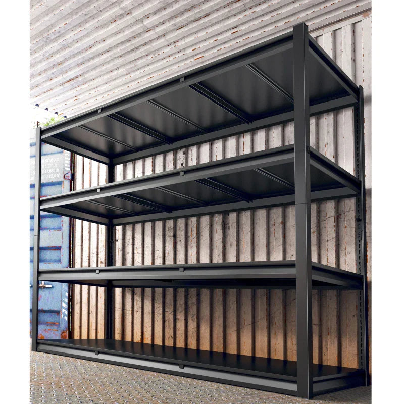 【🔥Factory Direct Clearout Sale🔥】60" W Industrial Metal Shelving 4-Tier Garage Steel Shelving for Warehouse, Basement, Pantry