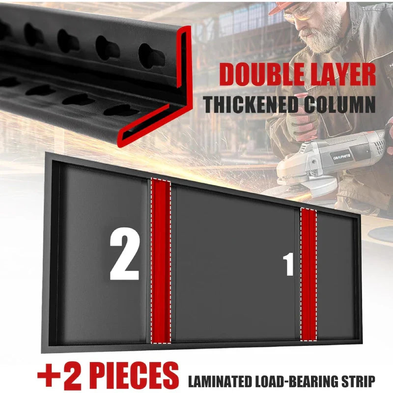 【🔥Factory Direct Clearout Sale🔥】2 Packs 31.5"W  Heavy Duty Storage Shelves, 5-Tier 2000 Lbs Adjustable Metal Shelving Units for Garage, Basement, Warehouse, Pantry