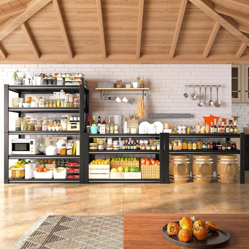 【🔥Factory Direct Clearout Sale🔥】72"H Heavy Duty Garage Shelving 2500LBS Adjustable Basement Shelving for Warehouse Commercial Garage