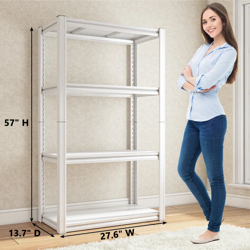 【🔥Factory Direct Clearout Sale🔥】27.6"W  kitchen Rack Shelf 1600 lbs for Pantry Storage Metal Shelving Unit