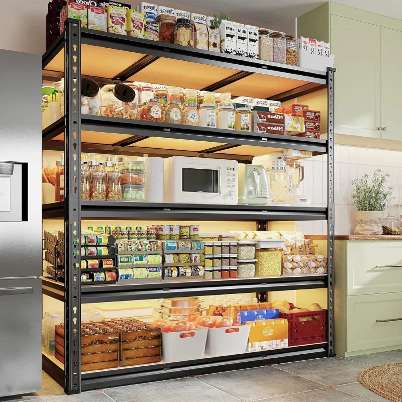 【🔥Factory Direct Clearout Sale🔥】48" W Garage Storage Shelves, 3000lbs Heavy Duty Steel Shelving Racks, Adjustable Metal Racks for Basement Warehouse Commercial