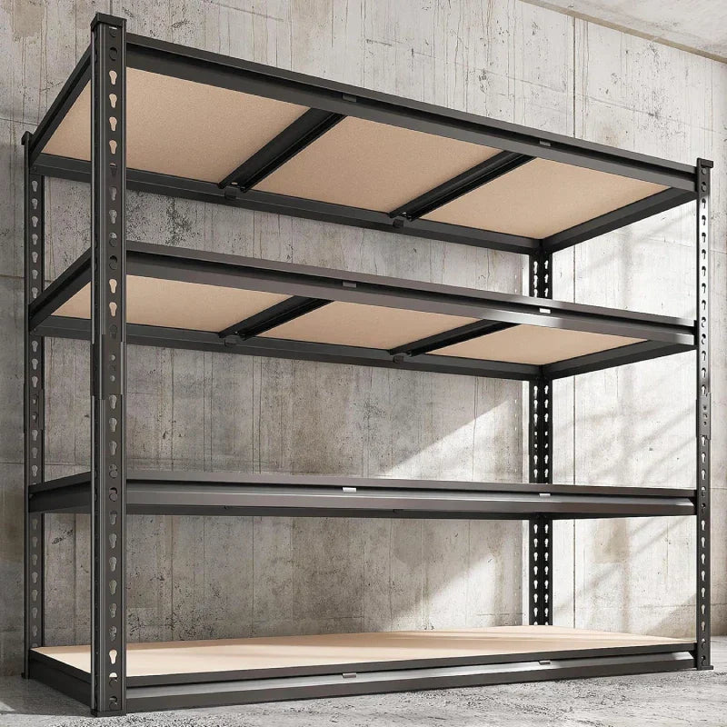【🔥Factory Direct Clearout Sale🔥】48" W Garage Storage Shelves, Adjustable Steel Shelving Racks Load 2000lbs, Freestanding Shelves for Pantry Basement Warehouse