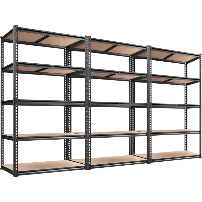 【🔥Factory Direct Clearout Sale🔥】5-Tier Boltless Shelving Units, 2020 lbs Adjustable Steel Garage Shelving Racks for Basement Kitchen Closet