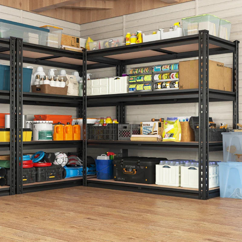 【🔥Factory Direct Clearout Sale🔥】40"W Storage Shelves, 2000 lbs Heavy Duty Garage Shelving, Adjustable Metal Shelves For Basemnet Warehouse Commercial