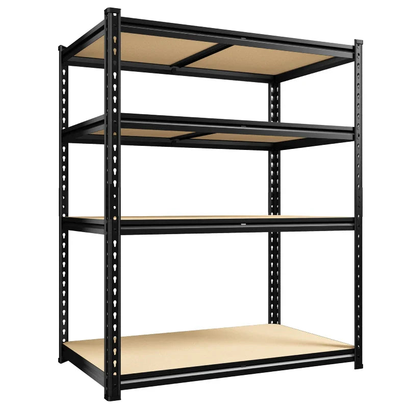 【🔥Factory Direct Clearout Sale🔥】40”W Storage Shelves, Heavy Duty Garage Shelving Load 2,500lbs , Metal Shelves for Pantry Kitchen Basement Closet