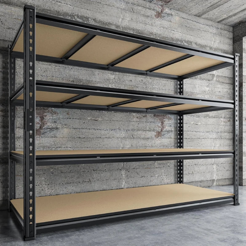 【🔥Factory Direct Clearout Sale🔥】59.8”W Boltless Shelving Units, 6-Tier Heavy Duty Steel Garage Shelf Load 3000lbs, Commercial Shelving Rack for Pantry Kitchen Basement
