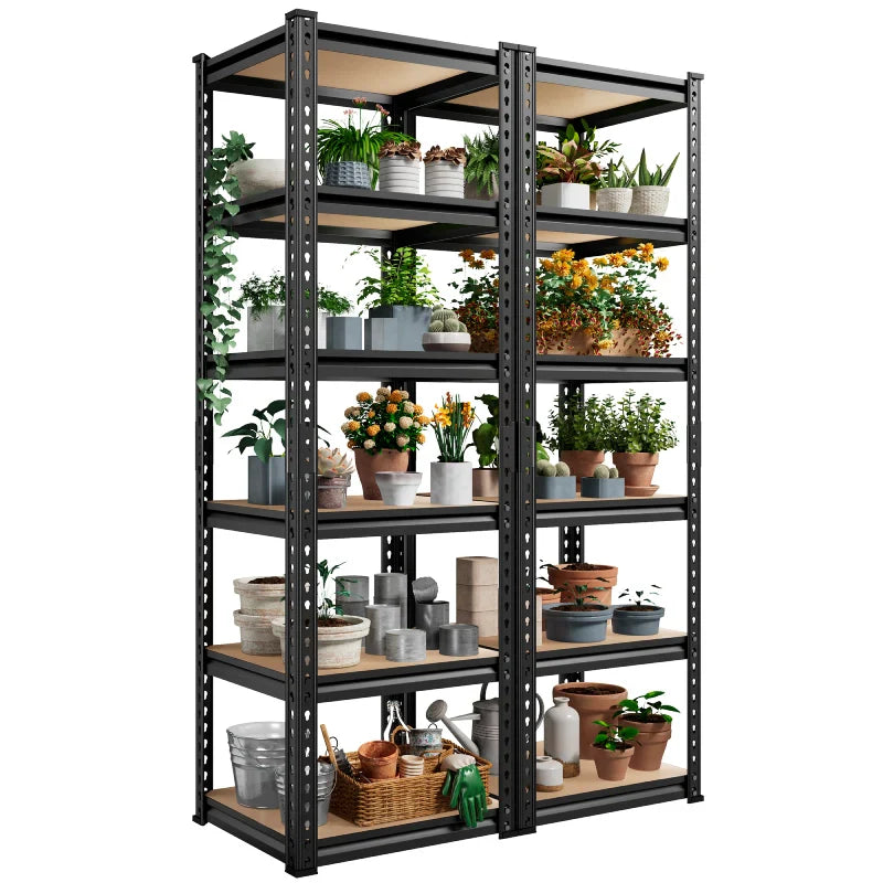 【🔥Factory Direct Clearout Sale🔥】16"W Corner Shelves, 6-Tier Adjustable Storage Shelving Units, 2250lbs Corner Shelf for Living Room Pantry Dorm
