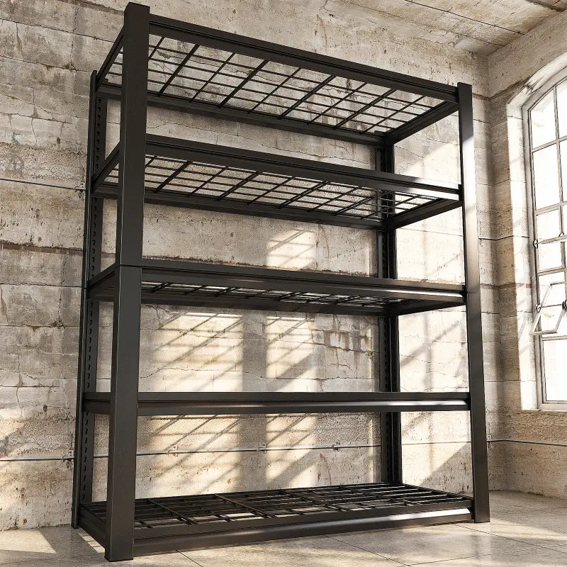 【🔥Factory Direct Clearout Sale🔥】72"H 5-Tier Storage Shelves for Basement 2550LBS Adjustable Shelving for Garage Warehouse Pantry