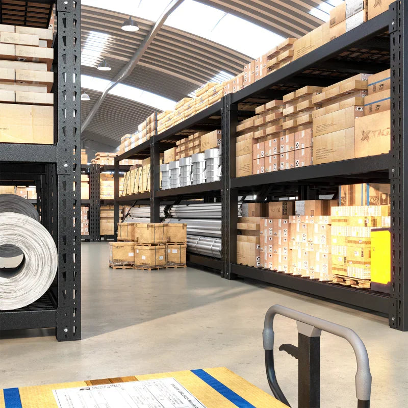 【🔥Factory Direct Clearout Sale🔥】 3-Tier 8250 LBS Heavy Duty Storage Rack 66 in High Adjustable Industrial Steel Shelving Unit for Garage, Warehouse Basement