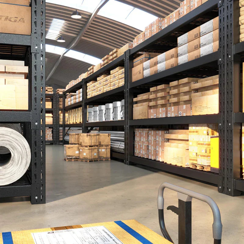【🔥Factory Direct Clearout Sale🔥】9400LBS Heavy Duty Industrial Shelving 72"H Garage Shelving 4 -Tier Adjustable Storage Shelves for Warehouse, Garage, Basement Shop